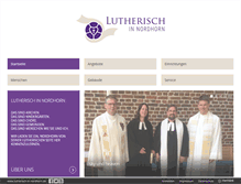Tablet Screenshot of lutherisch-in-nordhorn.de